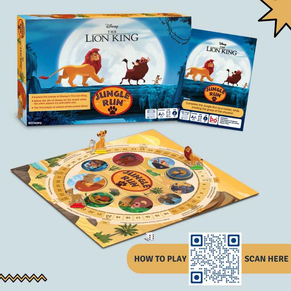 Hasbro Disney The Lion King Jungle Run Board Game