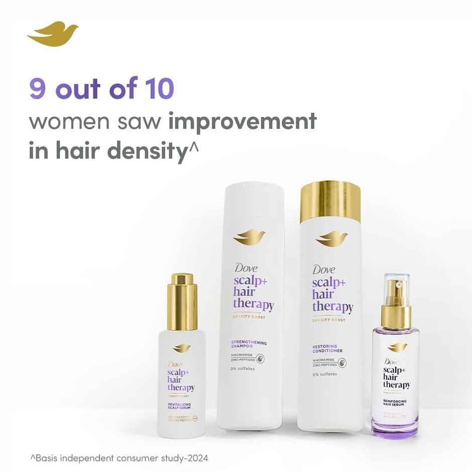 Dove Scalp+Hair Therapy Density Boost Reinforcing Hair Serum With 1% Prolipids & Multipeptides