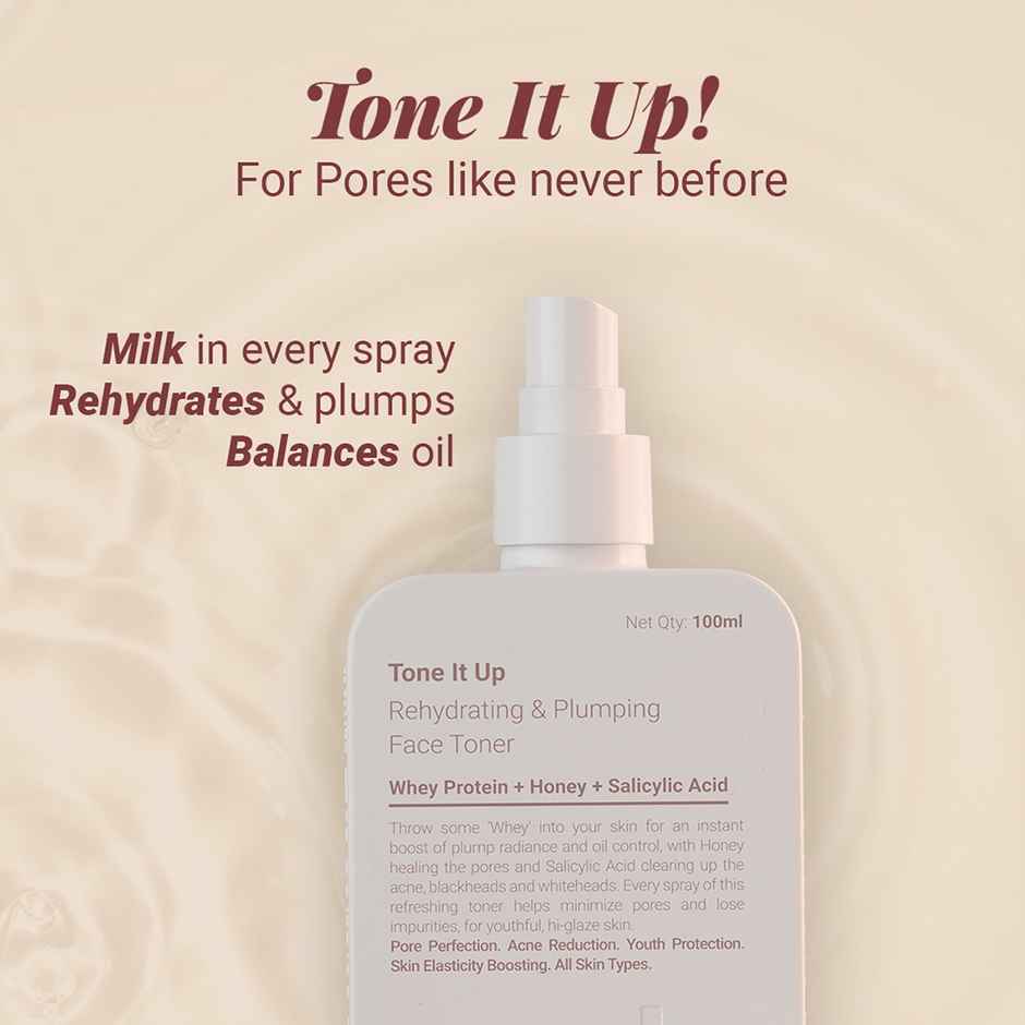 Neude Milk Peptide Face Toner With Whey Protein For Pore Rehydration & Acne Management 100 Ml