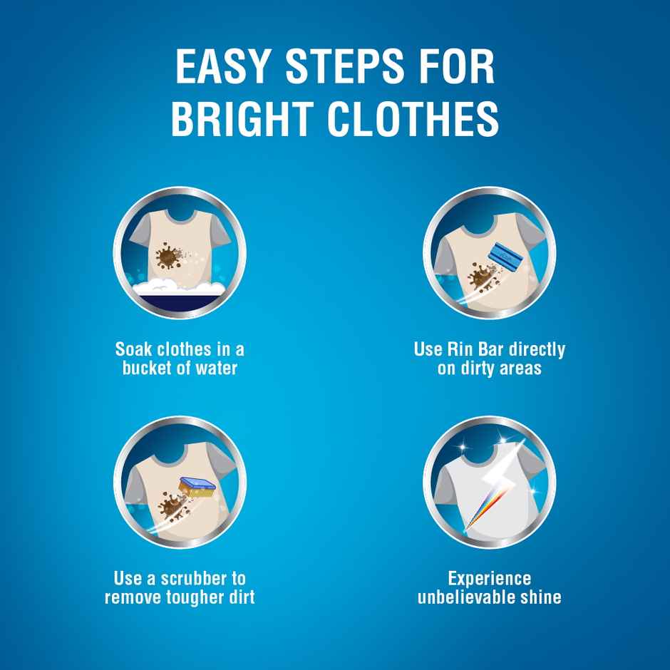 Rin Detergent Bar Combo
