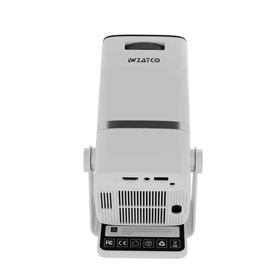 WZATCO Yuva Go Plus Full HD 1080p Projector | Android 13 | Rotatable | Auto/4D Keystone | ARC