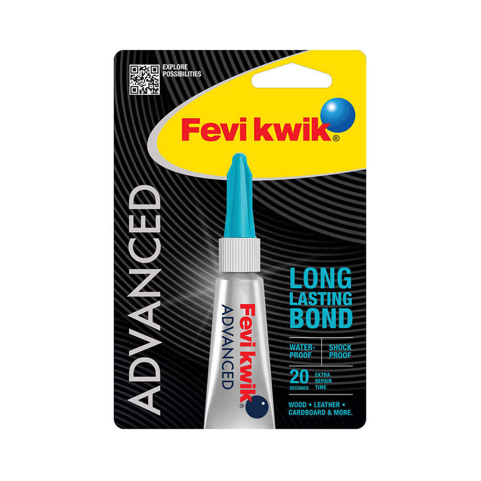 Fevikwik Advanced 3g | Instant glue | Water-proof glue| Shock proof | Long lasting bonds