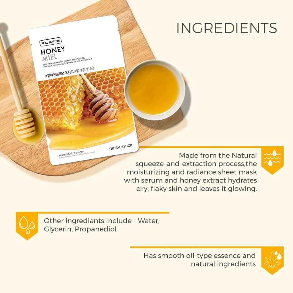 The Face Shop Real Nature Honey Face Mask