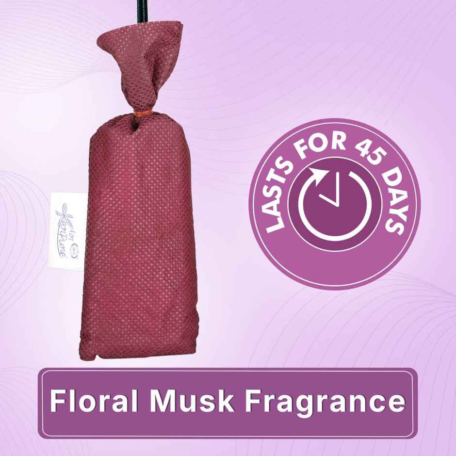 Floral Musk Camphor Pouch by Air Karpure | Car, Bathroom & Room Freshener | From House of Cycle