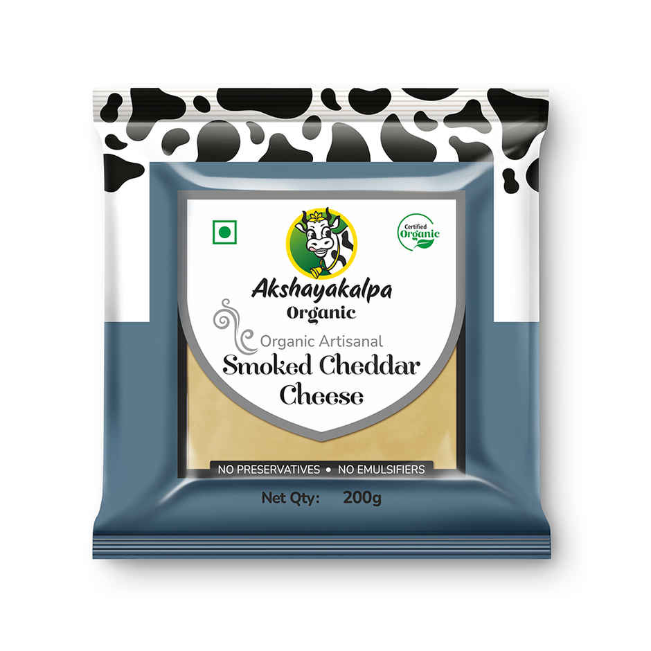 Akshayakalpa Organic Smoked Cheese Slices