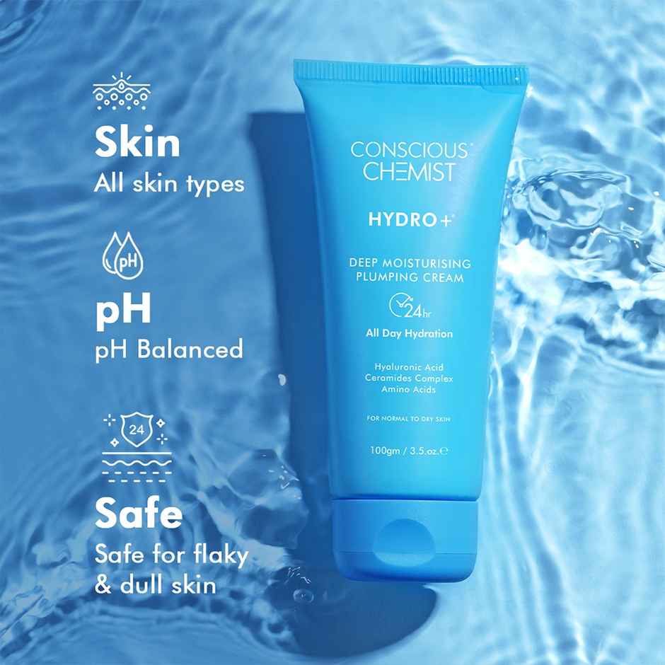 Conscious Chemist Hyaluronic Acid Lightweight Gel Moisturizer For Intense Hydration