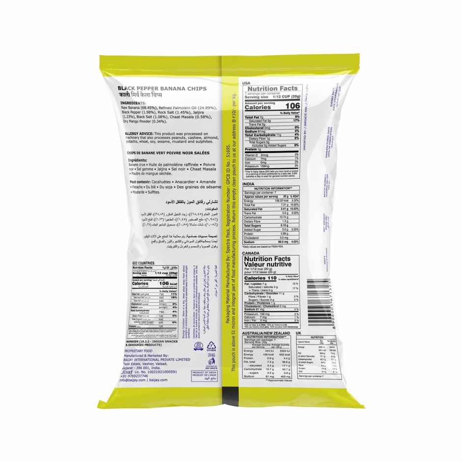CHARLIEE Black Pepper Banana Chips