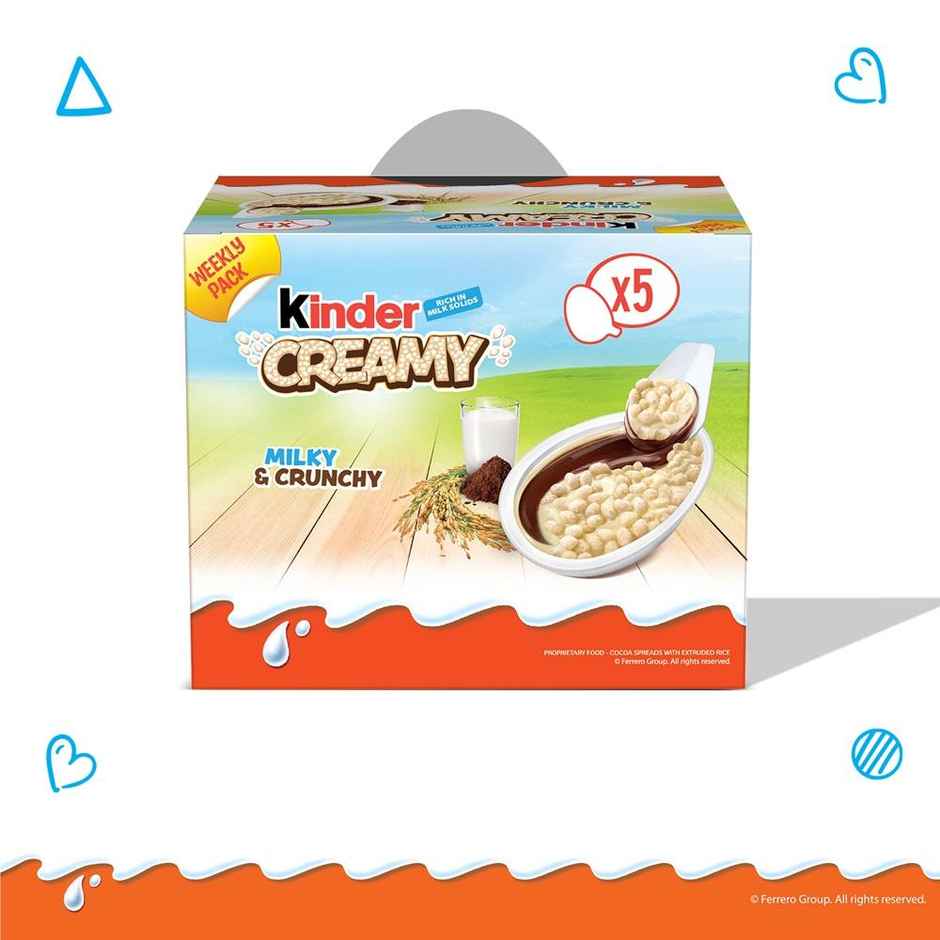 Kinder Creamy Milky & Crunchy Chocolate