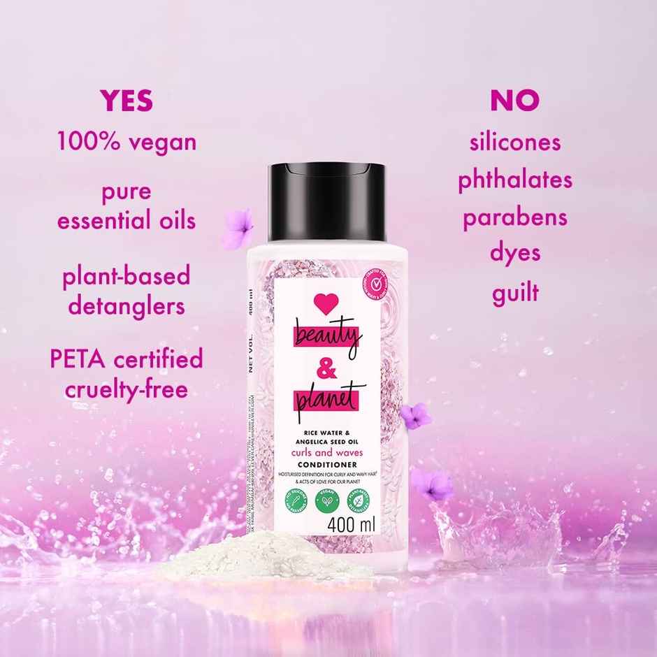 Love Beauty And Planet Rice Water & Angelica Seed Oil Silicone Free Conditioner