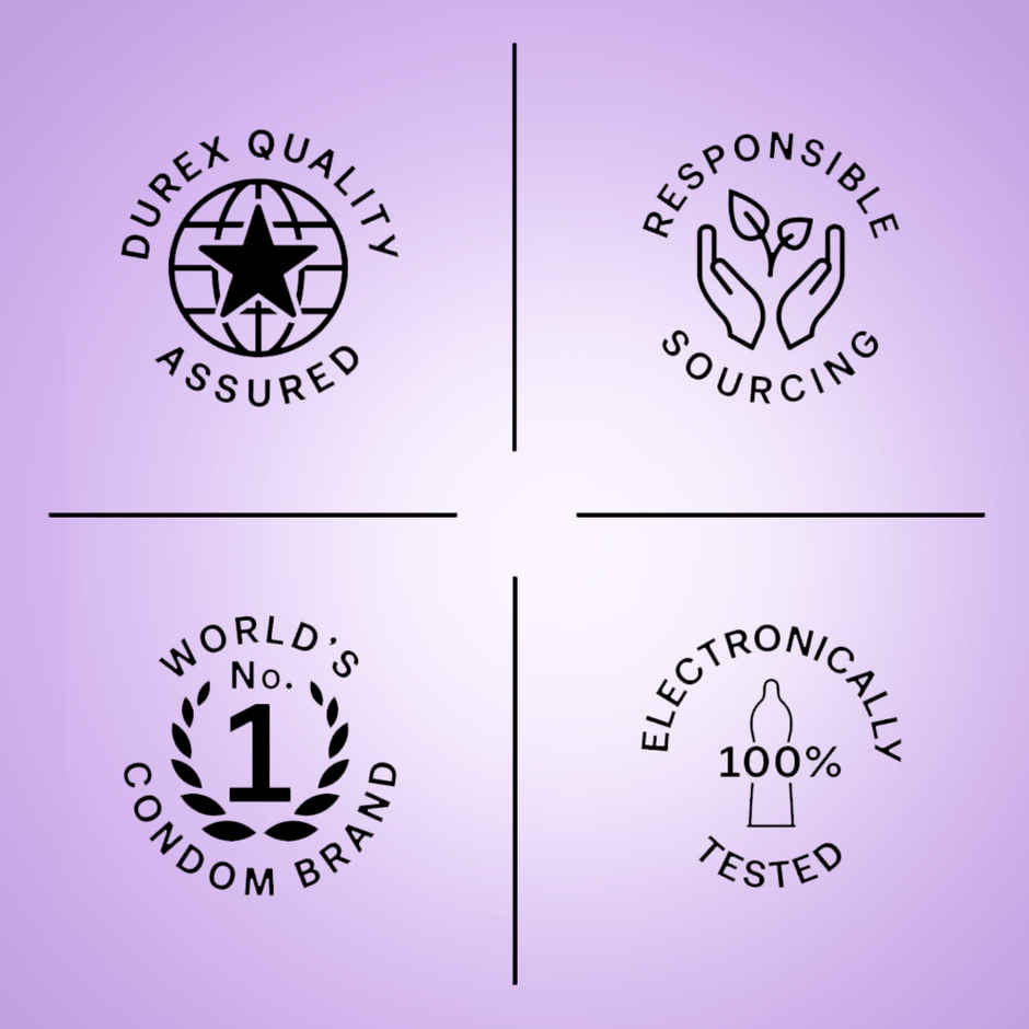 Durex Naturals Smooth Glide Condoms