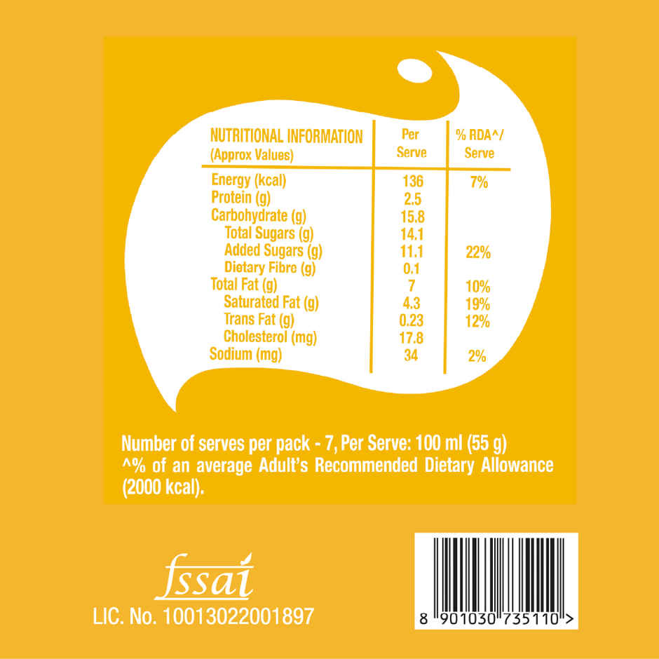 Kwality Wall's The Dairy Factory Butterscotch Ice Cream Tub