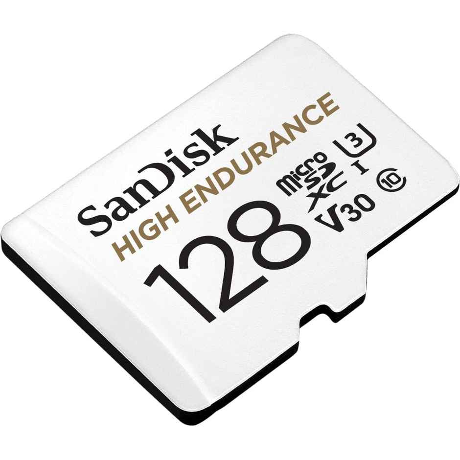 Sandisk High Endurance Microsdxc Card | 128G | Uhs-I,C10,U3,V30 | 100Mb/S R | 40Mb/S W