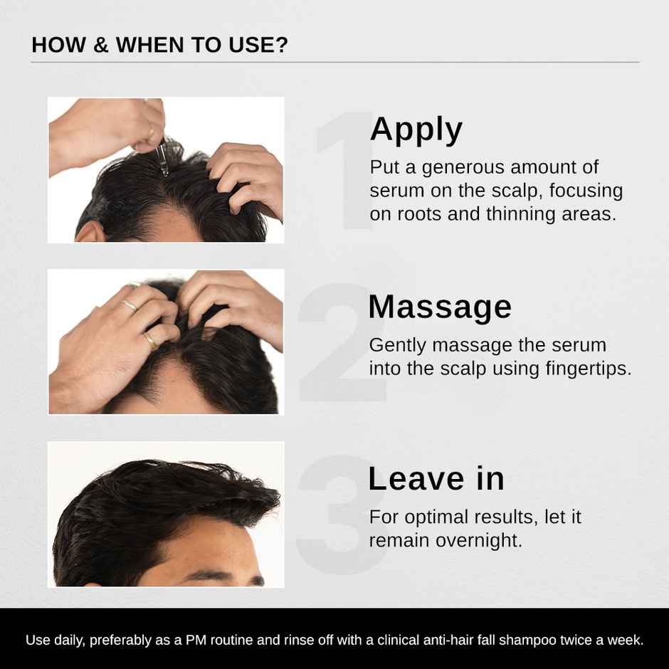 Bare Anatomy Advanced Hair Growth Serum For Scalp - 3% Redensyl + 4% Anagain + 3% Baicapil