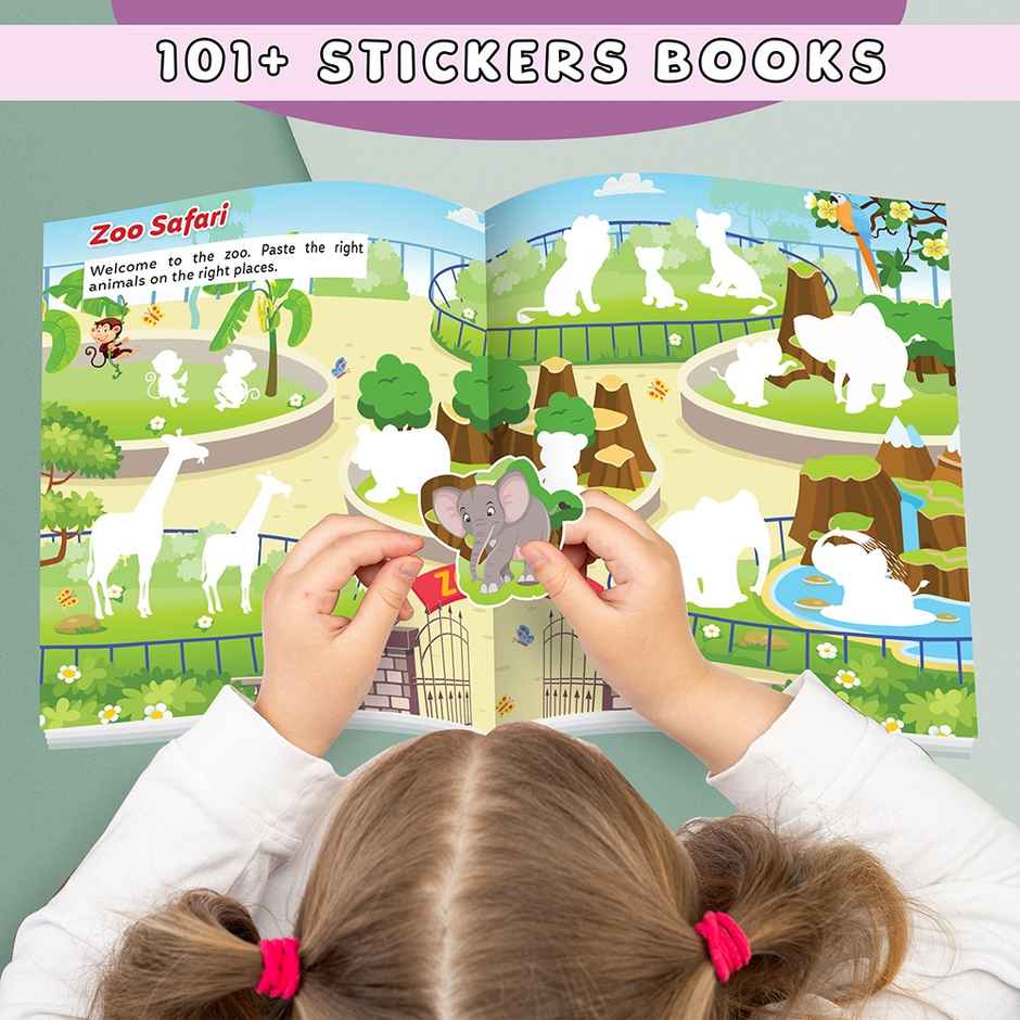 My First Animals Sticker Book - Learning Adventures With 101+ Stickers | Early Nature Fun for Kids