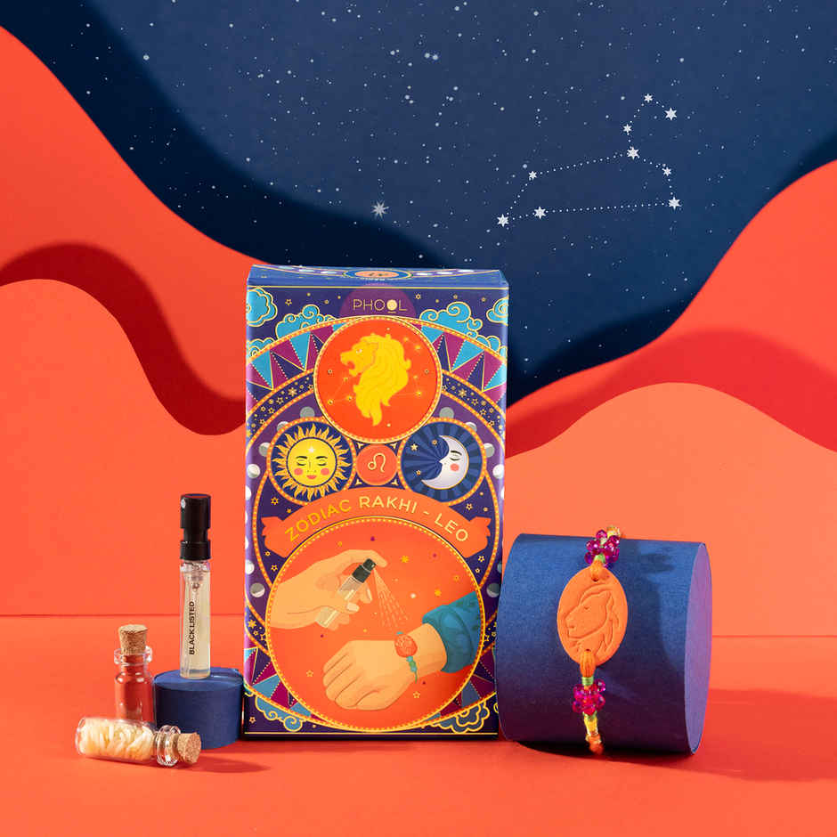 Zodiac Leo Rakhi for Brother (Phool)