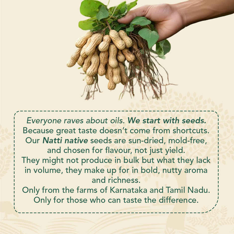 Anveshan Groundnut (Peanut) Wood Pressed Oil | Healthy Cooking Oil