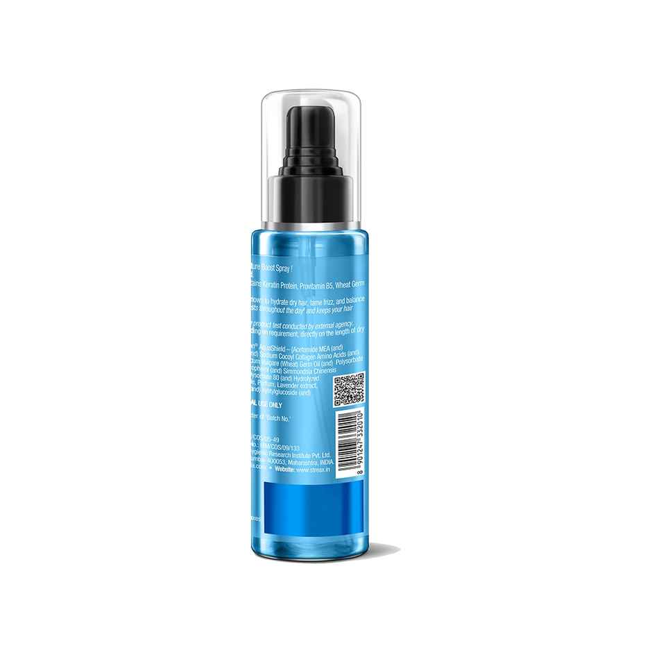 Streax Moisture Boost Spray Hair Serum | Hydrating - Frizz Free - Smooth - Silky Finish