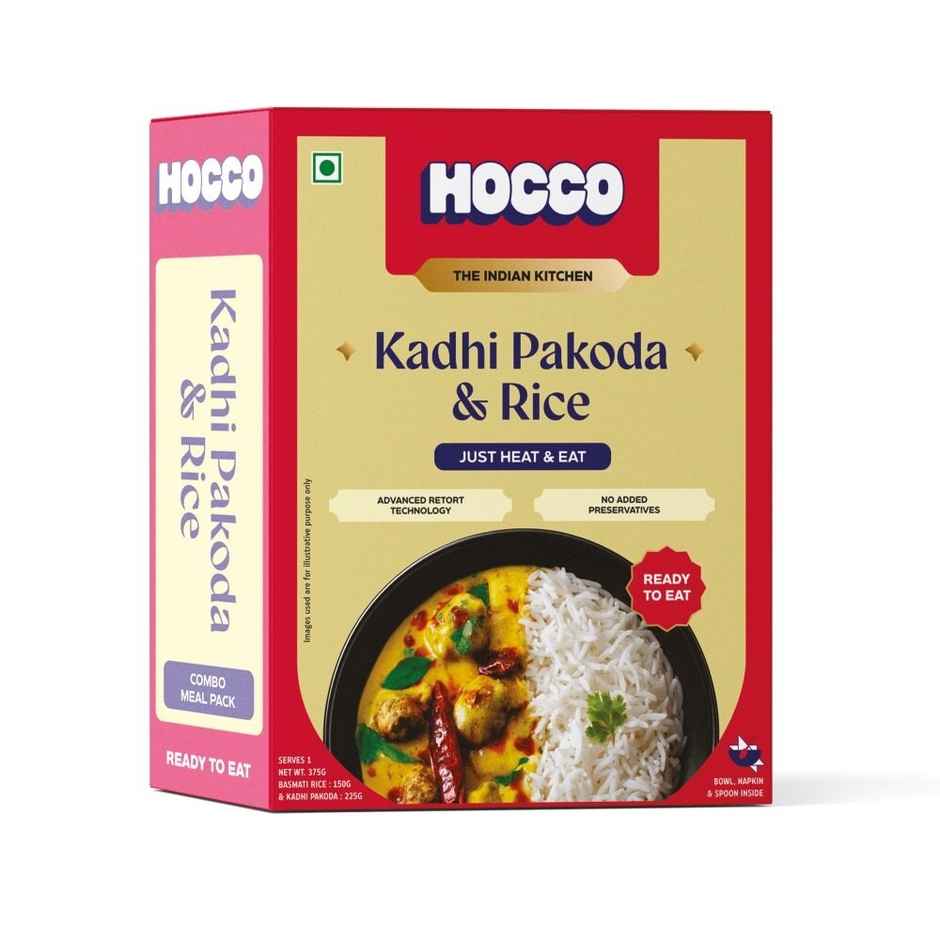Hocco Kadhi Pakoda Rice Combo | Quick & Savory Meal
