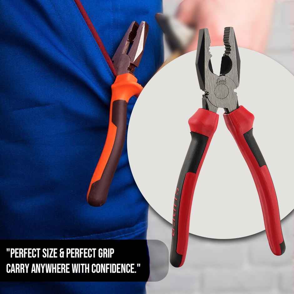 Link Prabal Combination Pliers - Chrome Vanadium Steel | Induction Hardened