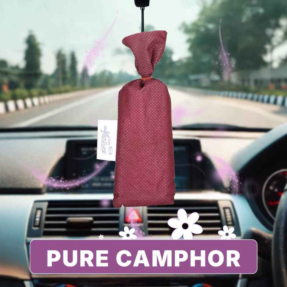 Floral Musk Camphor Pouch by Air Karpure | Car, Bathroom & Room Freshener | From House of Cycle