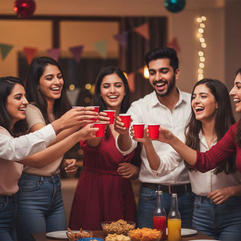 Reusable Red Shot Glasses | Red Solo Cups, Christmas, New Year's Eve Parties | Party Propz