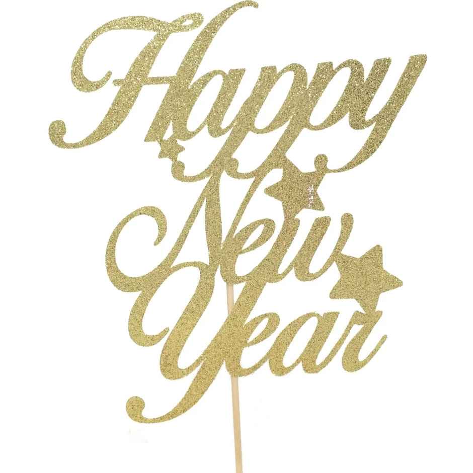 Cake Topper | Happy New Year | Decorative | Oye Happy