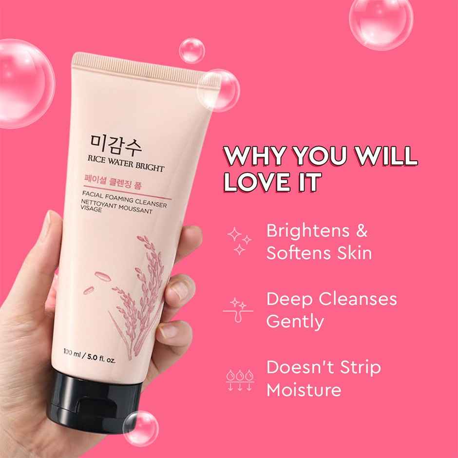 The Face Shop Rice Water Bright Foaming Cleanser