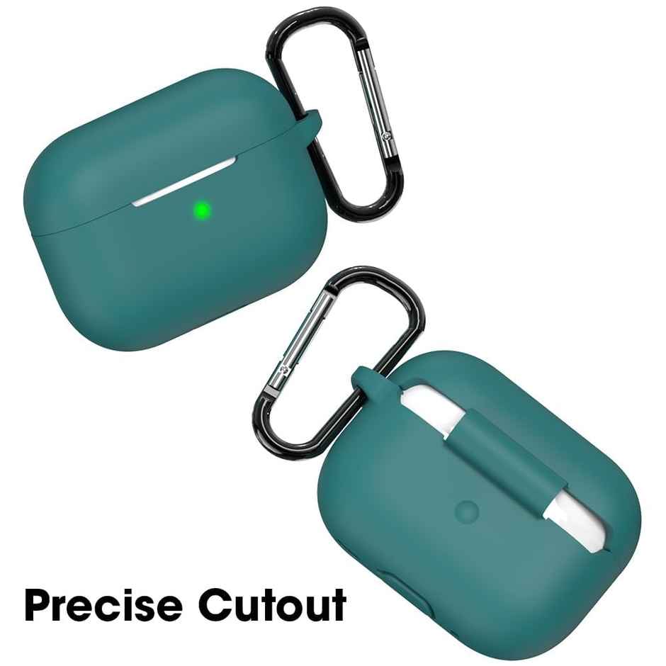 Sounce Earphone Case Cover for AirPods Pro 2 2022 Silicone Shock-Absorbing Protective Case | Green