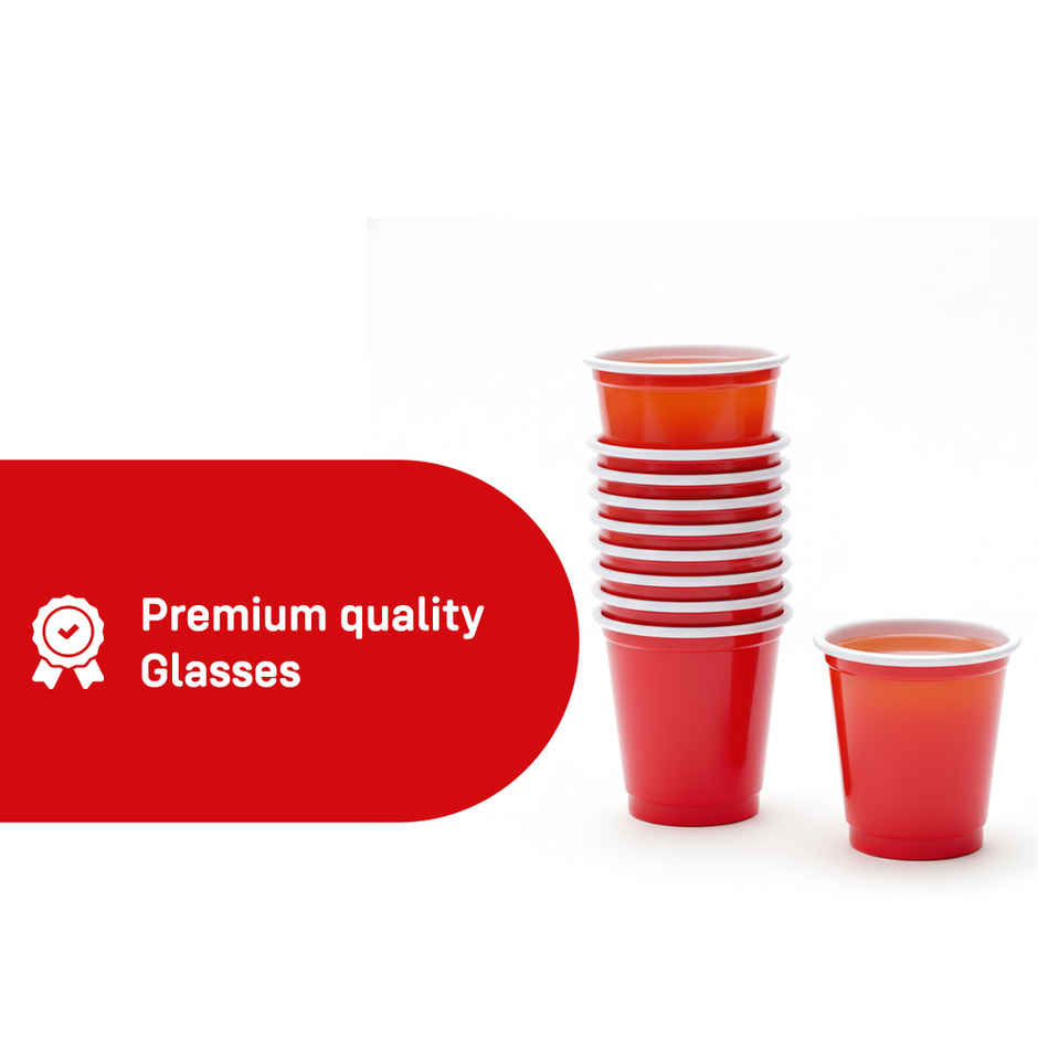 Reusable Red Shot Glasses | Red Solo Cups, Christmas, New Year's Eve Parties | Party Propz