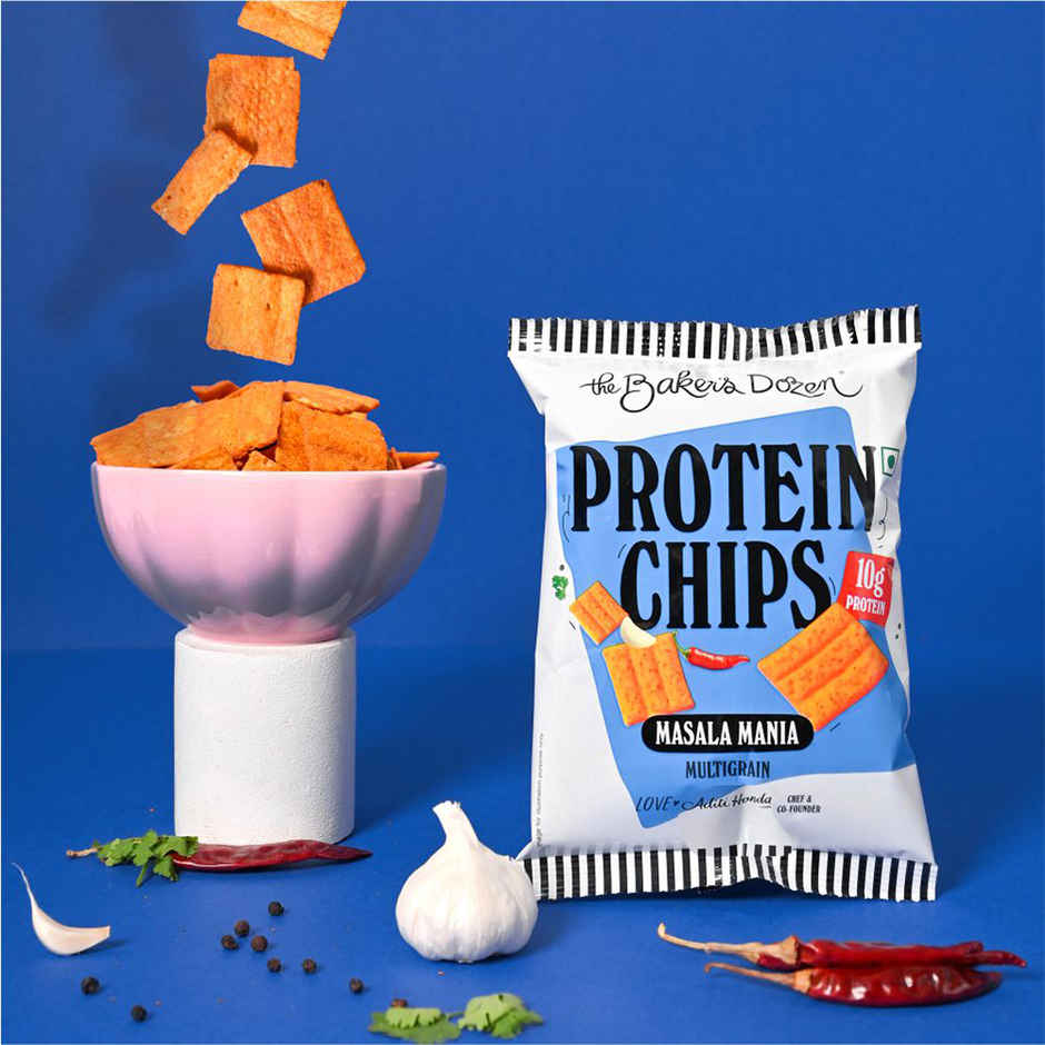 The Baker's Dozen Protein Chips - Masala Mania