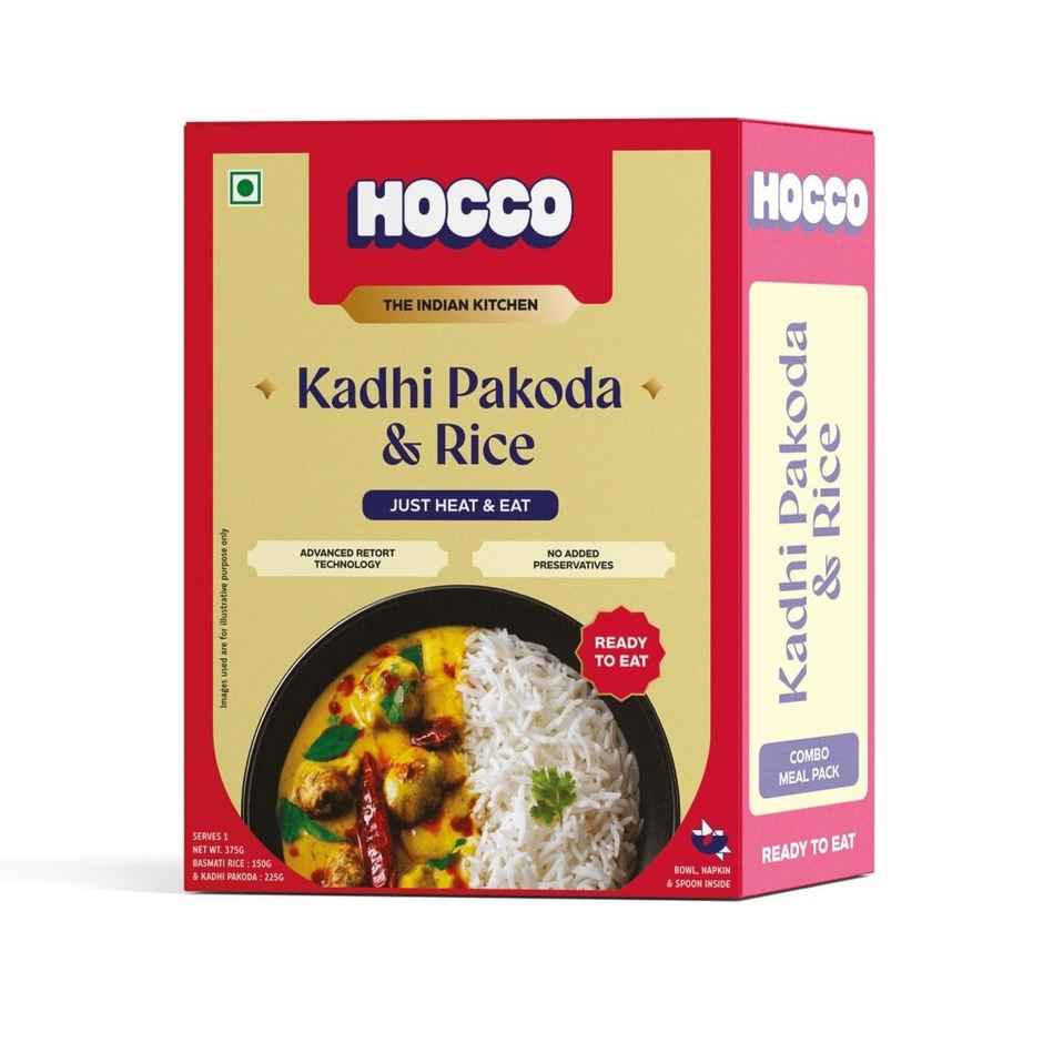 Hocco Kadhi Pakoda Rice Combo | Quick & Savory Meal