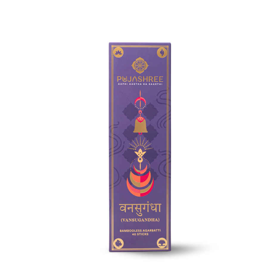 Pujashree Bambooless Agarbatti Vansugandha | 8 Inches