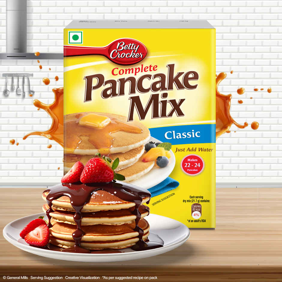 Betty Crocker Pancake Mix Original(250gms) & Hershey'S Chocolate Syrup(200gms) Combo