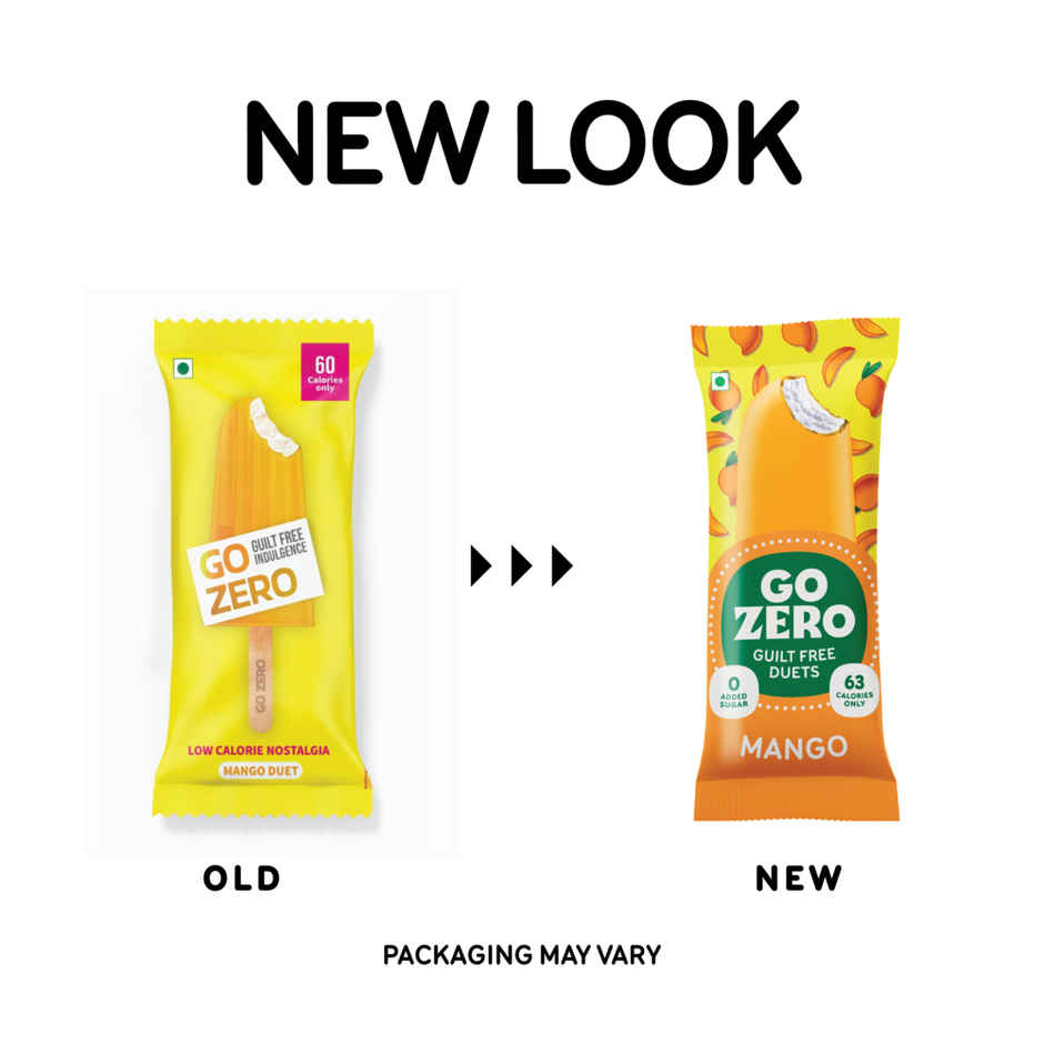 Go Zero Mango Duet Guilt Free Ice Cream Stick