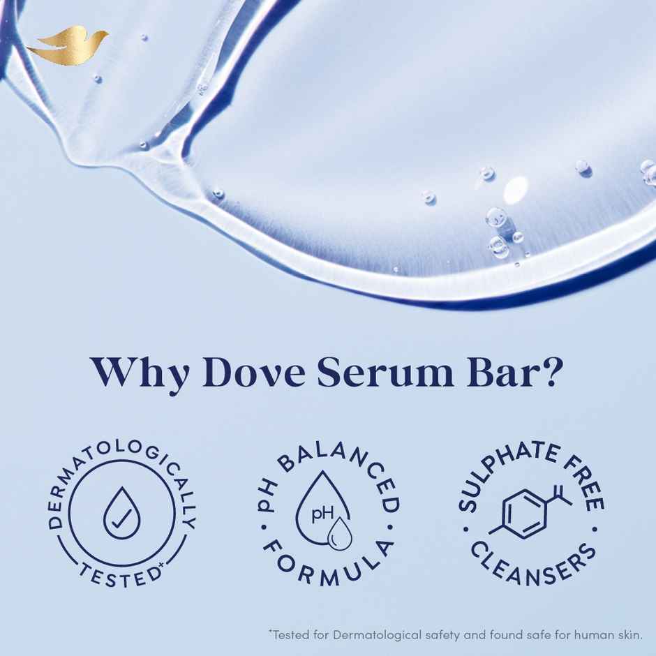 Dove Serum Beauty Bar - Soft Smooth Moisturised Skin