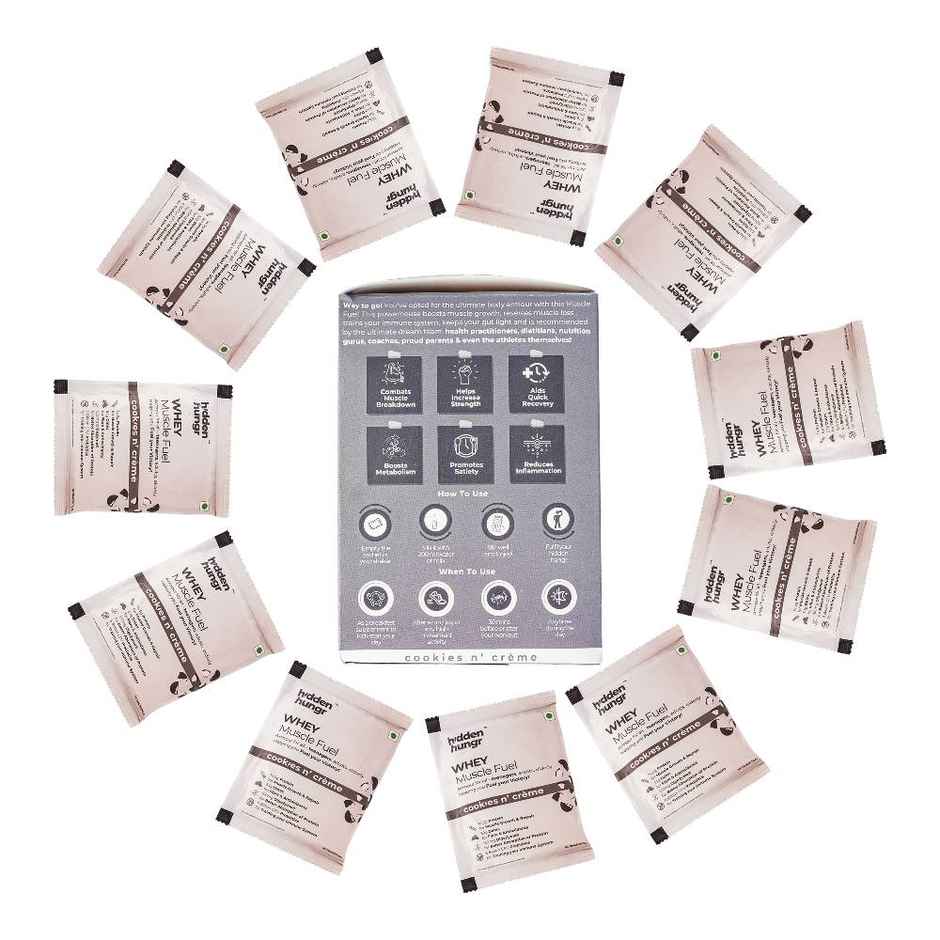 Hidden Hungr Whey Protein Muscle Fuel- Cookies n Creme