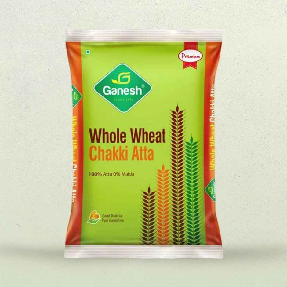 Ganesh Whole Wheat Chakki Atta, Fortune Soyabean Oil & Mayurank Mayurank Sugar Combo