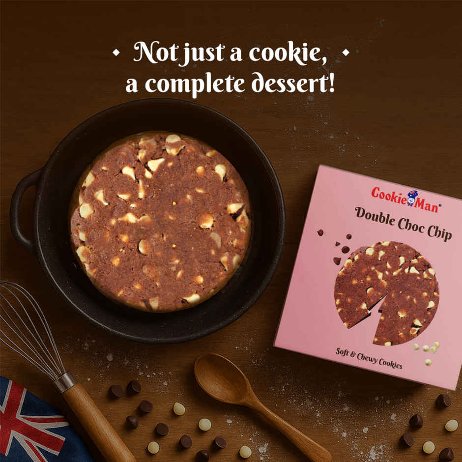 Cookieman Double Choco Chip Soft Dessert Cookie