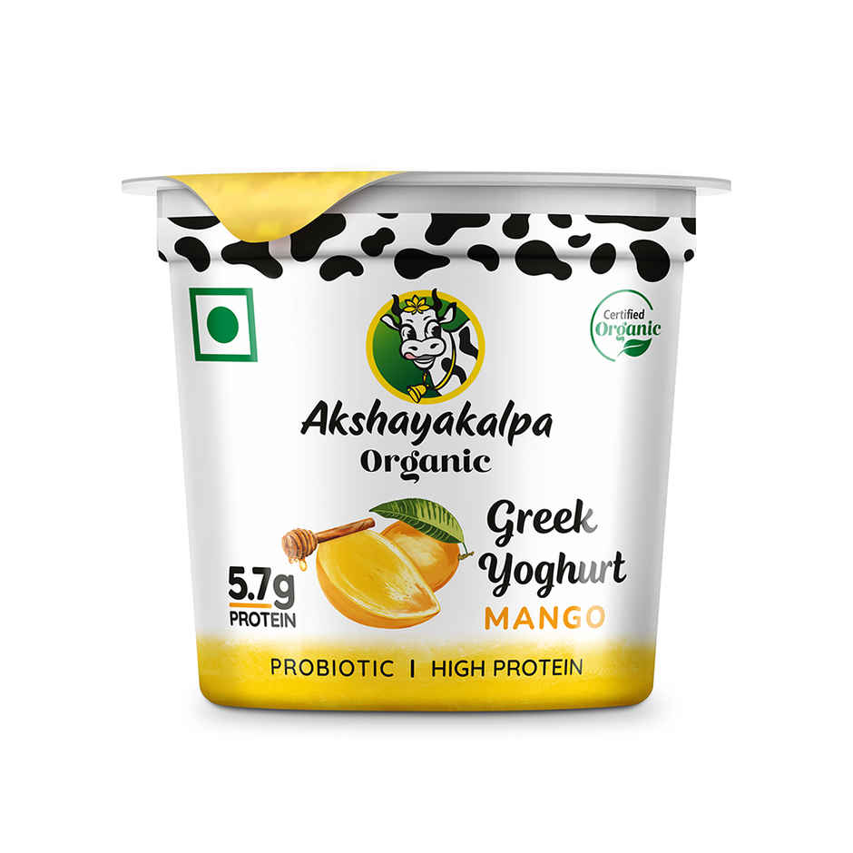 Akshayakalpa Organic Greek Yogurt - Mango