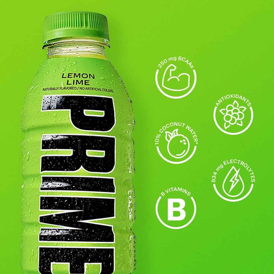 Prime Hydration Imported Lemon and Lime Soft Drink