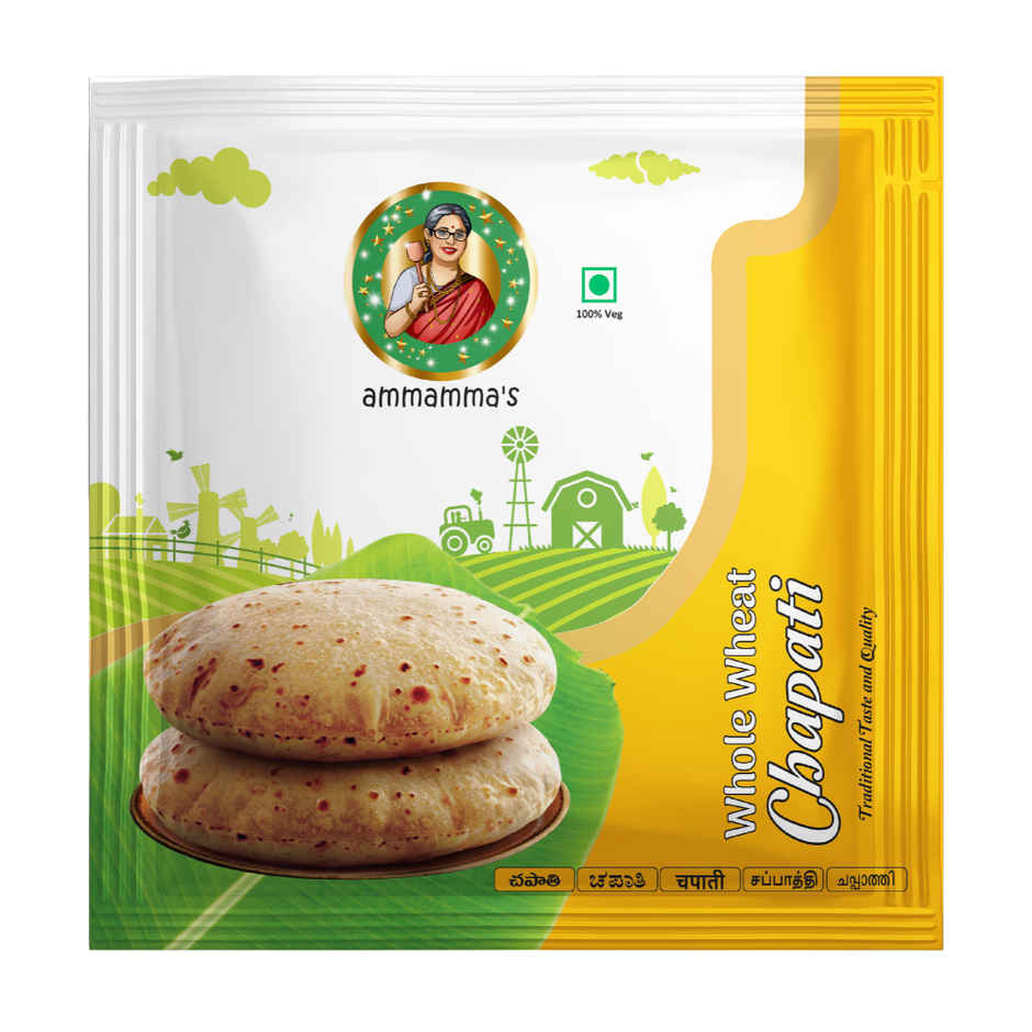 Ammamma'S Whole Wheat Chapati (10pc) & Ammamma'S Parota (5pc) Combo