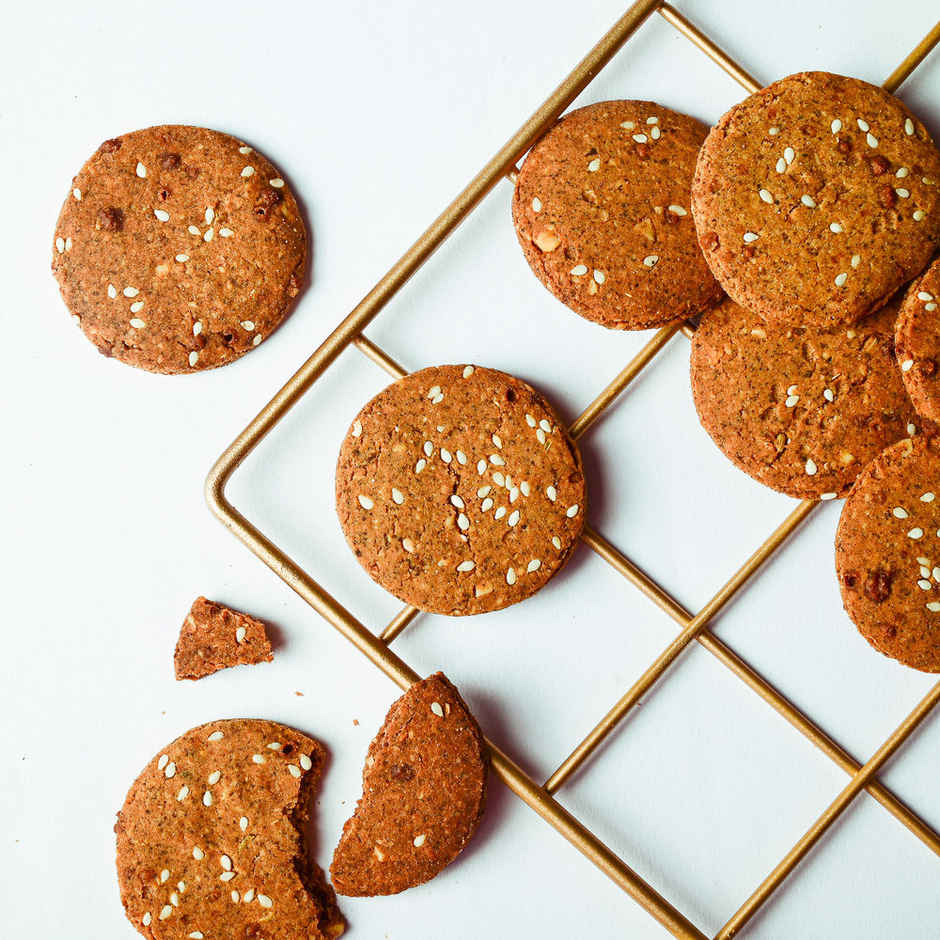 Kikibix Sattu Almond Healthy Cookies | No Refined sugar | No Palm Oil