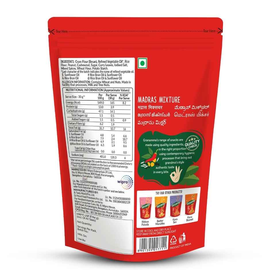 Granamma Madras Mixture | Crunchy Savory Snack