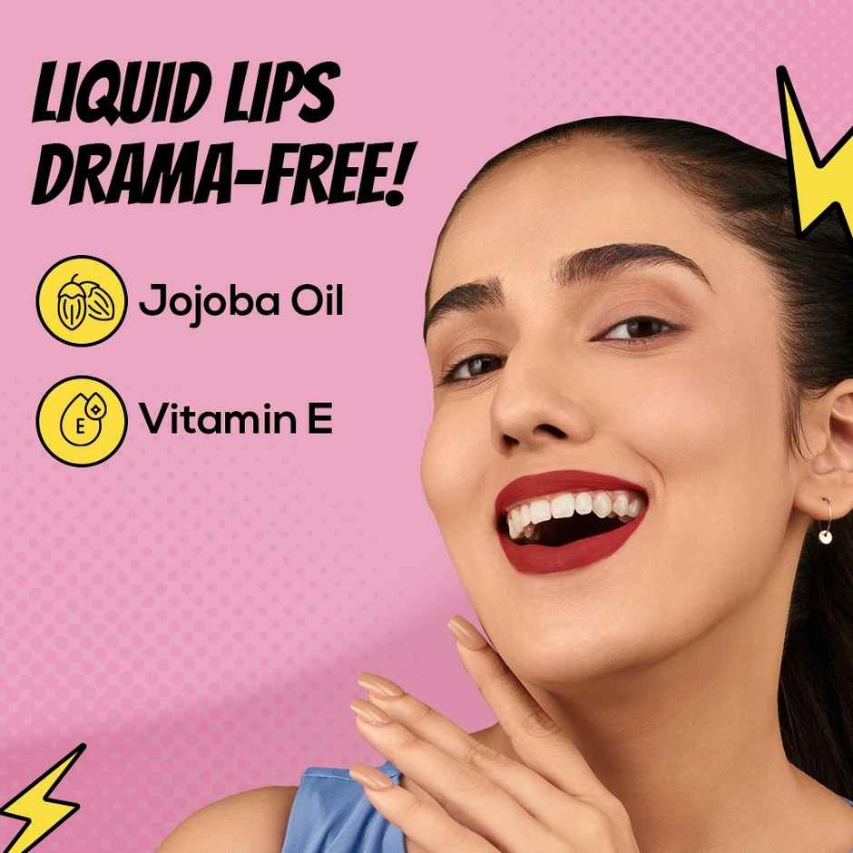 Renee Everyday Quick Stay Liquid Lipstick | 03 Red Hour