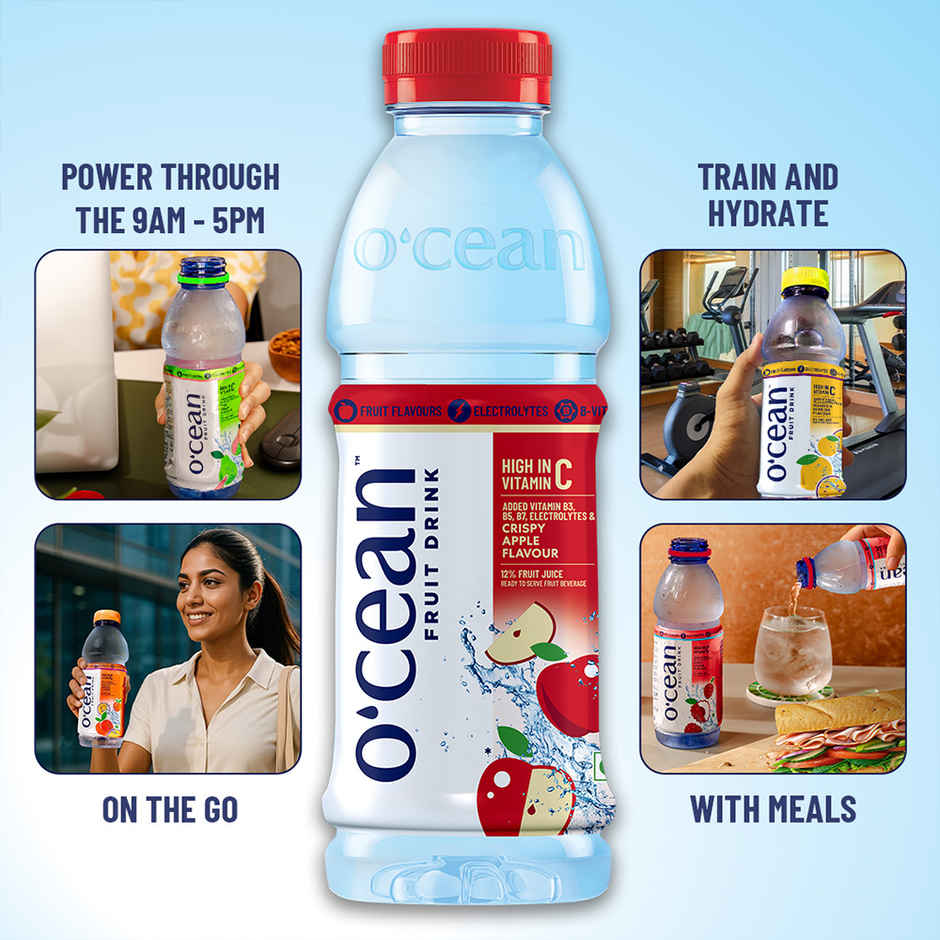 O'cean Beverages Crispy Apple Flavoured Water Combo