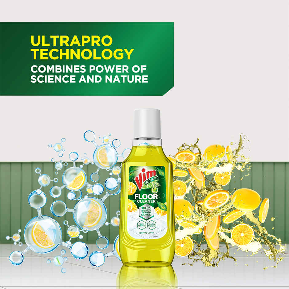 Vim Lemon Sparkling Floor Cleaner