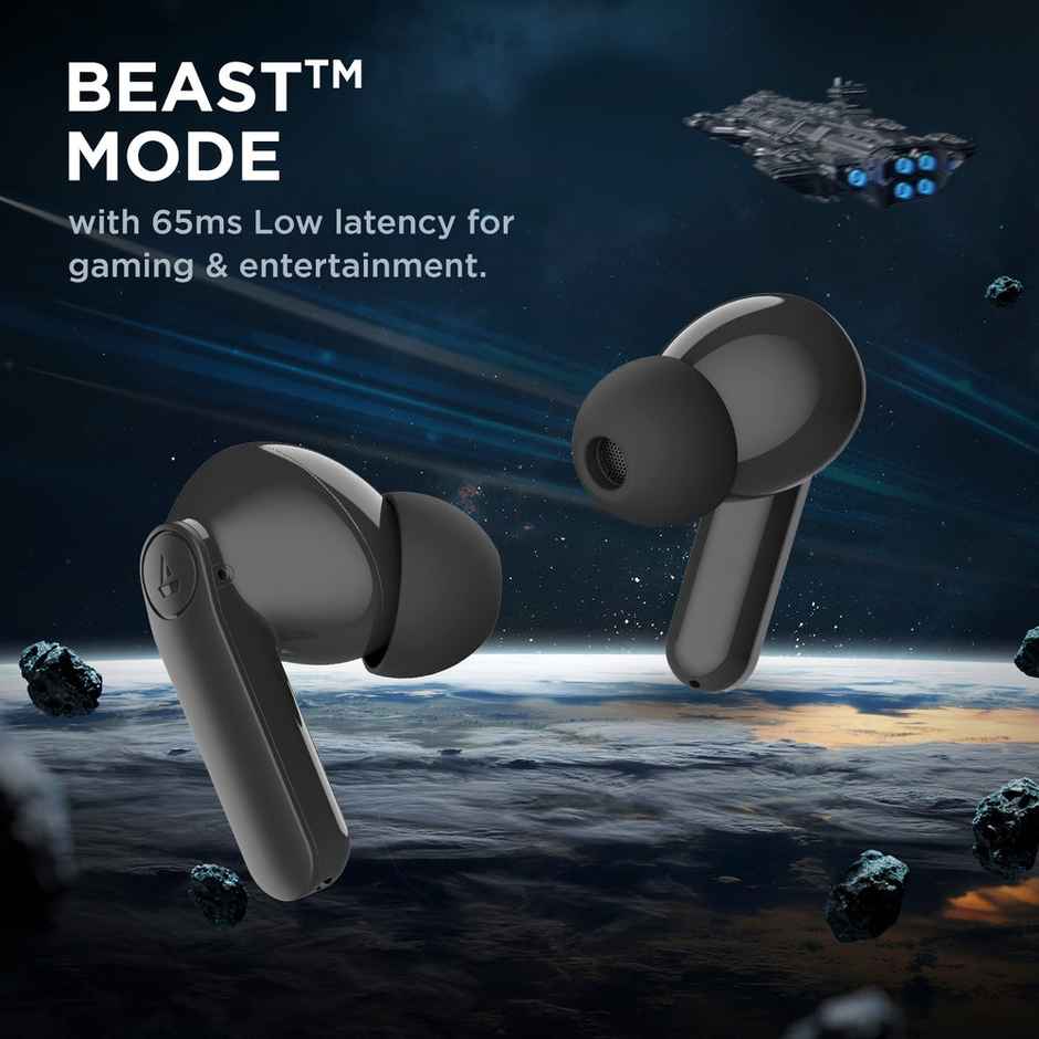 boAt Airdopes 138 Pro TWS Earbuds with 45H Playtime, ASAP Charge, 11 mm Drivers & ENx Tech - Active Black