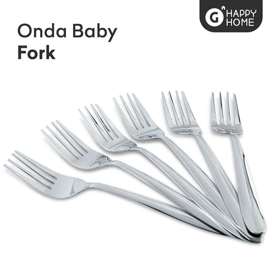 Vinayak Stainless Steel Fork Set (6 Units)