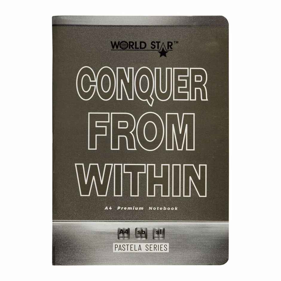 ABK A4 Single Ruled Long Book | 21 x 29.66 cm | 240 Pages