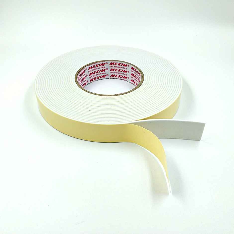 ABK Double Sided Foam Tape | 24 mm x 2 m | Strong Everyday Bonding
